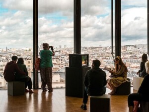 vista panoramica centro pompidou parigi
