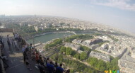 14 Panoramica ultimo piano Torre Eiffel
