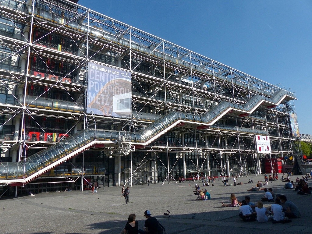 center pompidou esterno