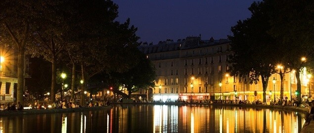 canal saint martin di notte