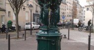 Butte aux Caille fontana Place Verlaine foto di eltpics via flickr
