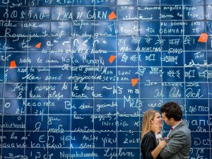 Mur de je taime parigi innamorati