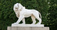 Giardini di Lussemburgo statua leone