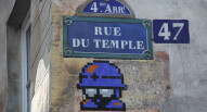 Pixel art Rue de Temple